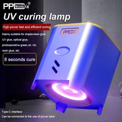 High Power UV Glue Curing Lamp: Fast, Intelligent, with Timing - Perfect for Phone Repair