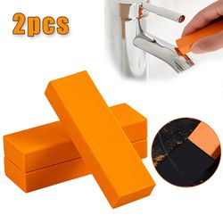 Reusable Rubber Brush for Easy Limescale & Rust Removal in Bathroom & Kitchen
