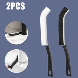 long gap cleaning brush: effective household tool with stiff bristles for tile joints and crevices