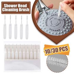10/30pcs bathroom shower head cleaning brush - anti-clogging mini brush for washing pores, gaps, and mobile phone holes