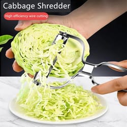 fast household cabbage cutting manual shredder & peeler: kitchen gadget for efficient vegetable prep