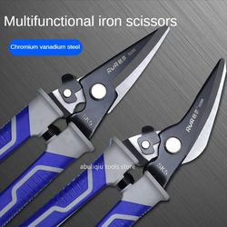 Multifunctional Metal Cutting Scissors for Aviation & Industrial Use - Iron Sheet, Tin, & More
