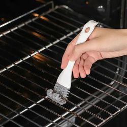 multifunctional bbq grill cleaning brush 2 in 1 brush and shovel design for oven, baking tray, and grill net cleaning