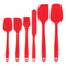Silicone Spatula Set Food Grade NonStick Heat Resistant Spatulas for Cooking Baking