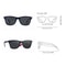 Retro Sunglasses for Men Women Vintage Fashion Sports Drivers Shades with UV Protection