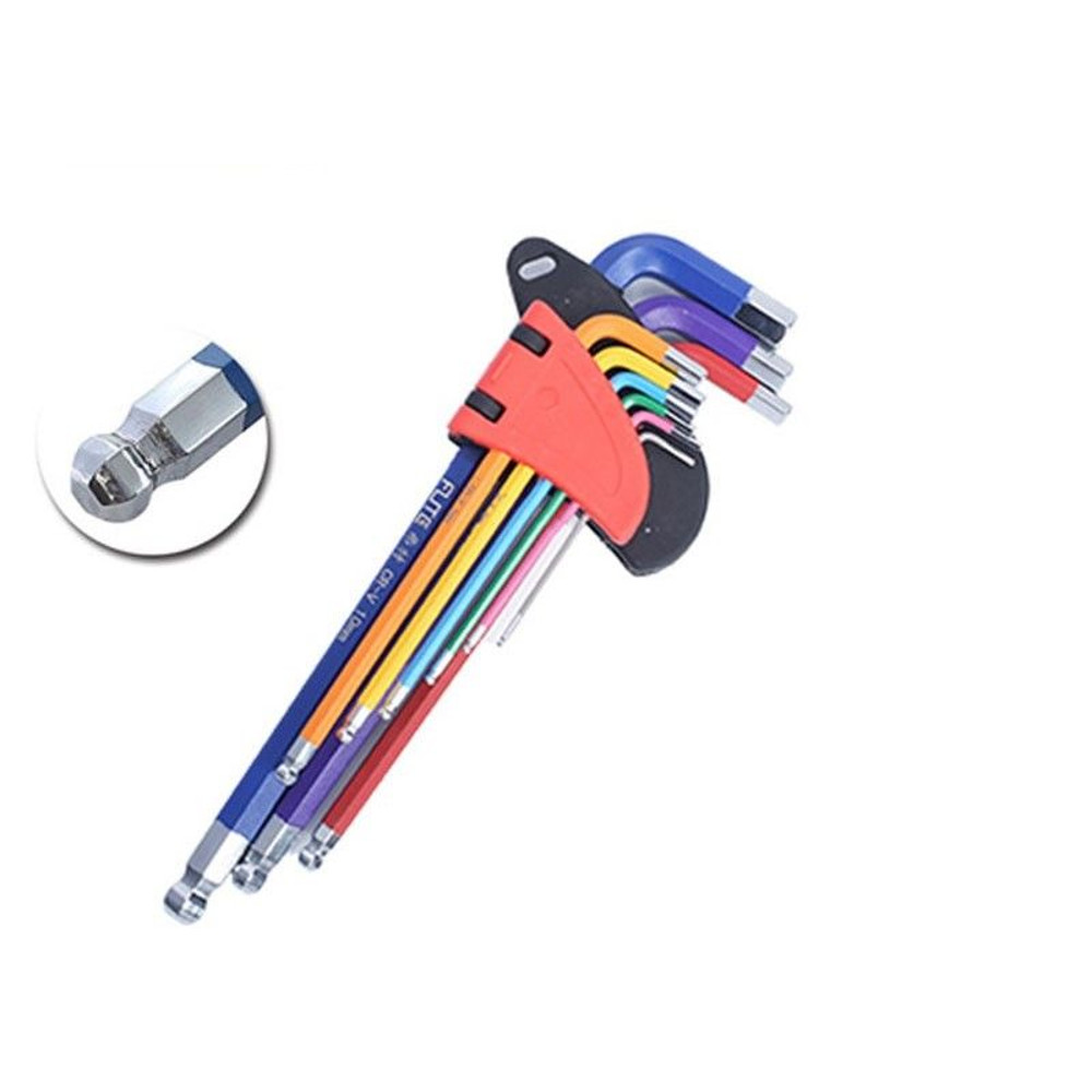 Professional Hex Key Set Durable Allen Wrench Kit for Bicycle Repair Furniture Assembly  Mechanic