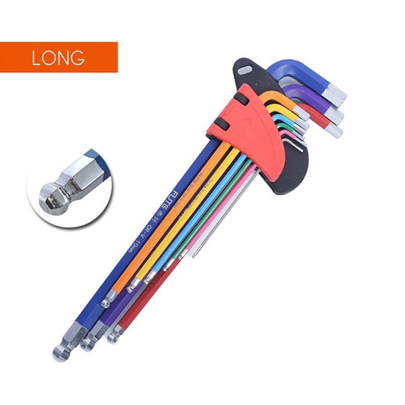 Professional Hex Key Set Durable Allen Wrench Kit for Bicycle Repair Furniture Assembly  Mechanic