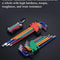 Professional Hex Key Set Durable Allen Wrench Kit for Bicycle Repair Furniture Assembly Mechanic