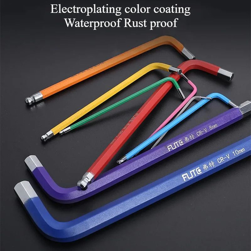 Professional Hex Key Set Durable Allen Wrench Kit for Bicycle Repair Furniture Assembly  Mechanic