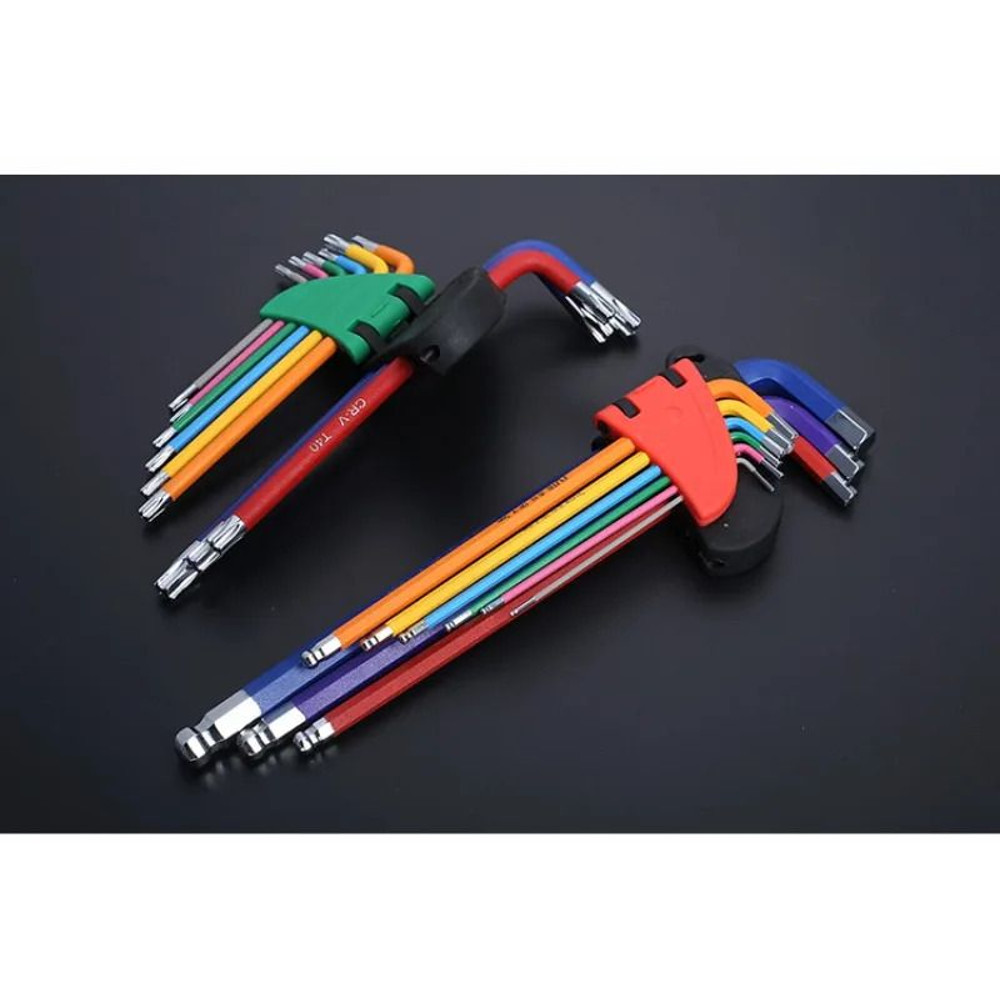 Professional Hex Key Set Durable Allen Wrench Kit for Bicycle Repair Furniture Assembly  Mechanic