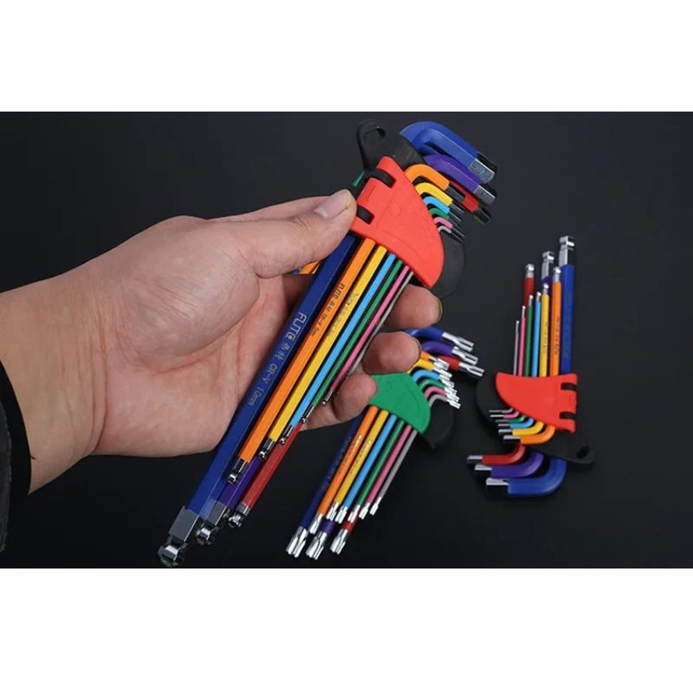 Professional Hex Key Set Durable Allen Wrench Kit for Bicycle Repair Furniture Assembly  Mechanic