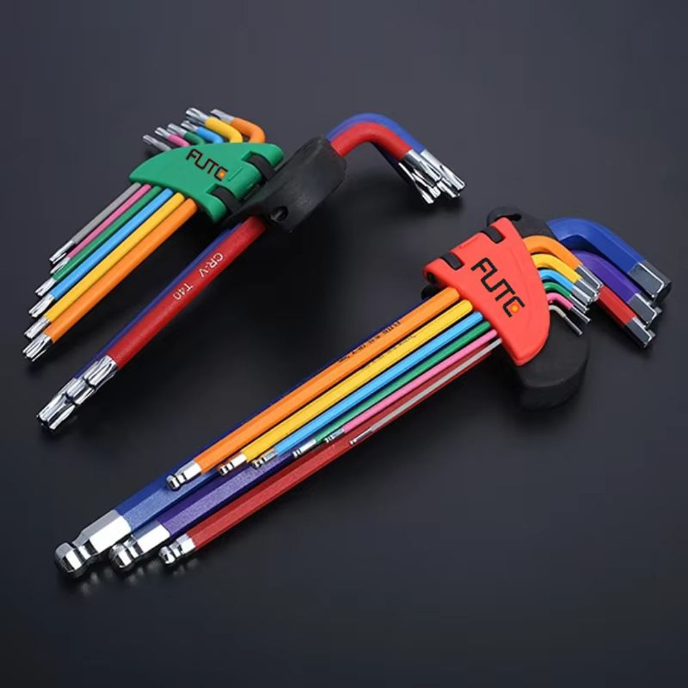 Professional Hex Key Set Durable Allen Wrench Kit for Bicycle Repair Furniture Assembly  Mechanic