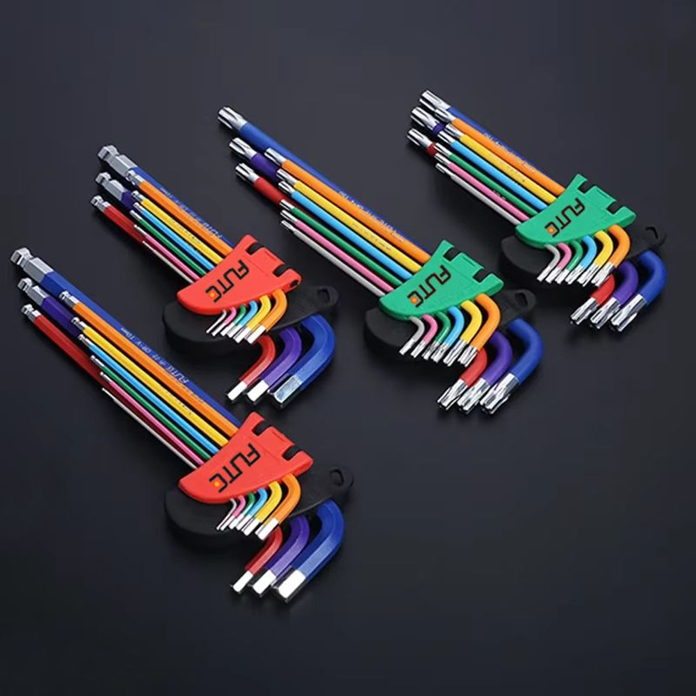 Professional Hex Key Set Durable Allen Wrench Kit for Bicycle Repair Furniture Assembly  Mechanic