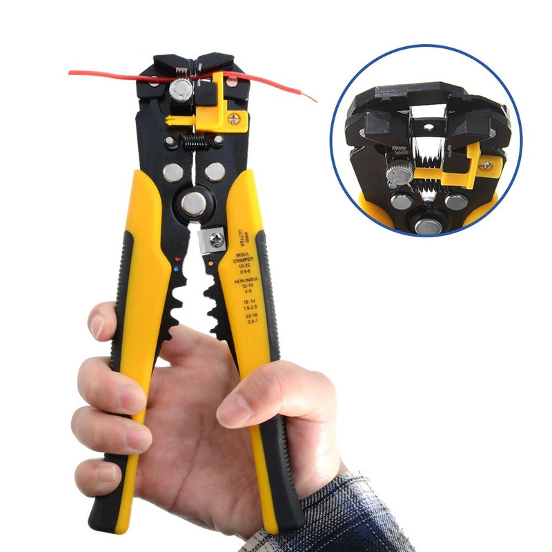 Multifunctional Crimping Pliers Automatic Wire Stripper Cable Cutter  Terminal Hand Tool For Profes