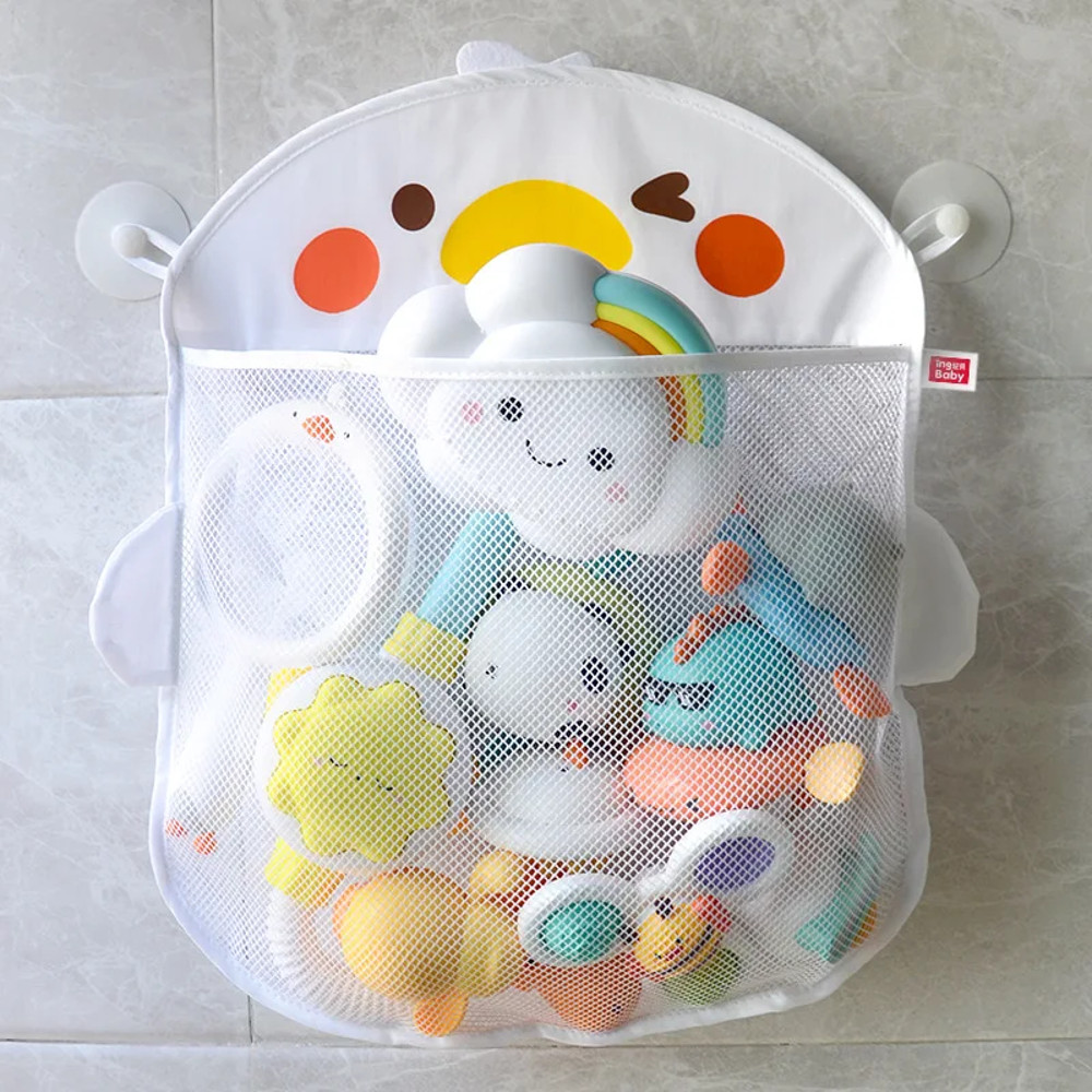 Animal Baby Bath Toy Organizer, Tidy Storage Hanging Bag for Bathtub Doll & Water Toys