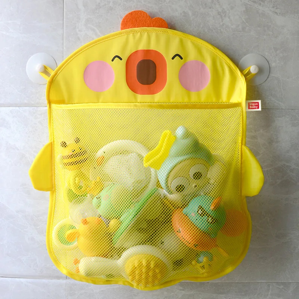 Animal Baby Bath Toy Organizer, Tidy Storage Hanging Bag for Bathtub Doll & Water Toys