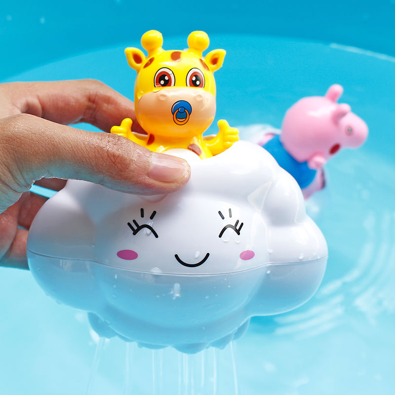 Cute Cloud Shower Bath Toy For Babies Water Spraying Bathing Toy For Kids Fun Swimming ParentChil 3