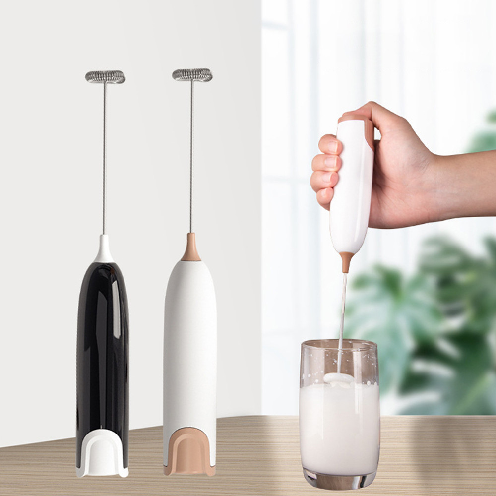 Mini Milk Frother & Egg Mixer Handheld Foam Maker for Lattes, Cappuccino, Hot Chocolate Essential Kitchen Gadget