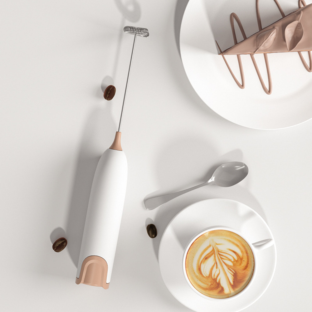 Mini Milk Frother & Egg Mixer Handheld Foam Maker for Lattes, Cappuccino, Hot Chocolate Essential Kitchen Gadget