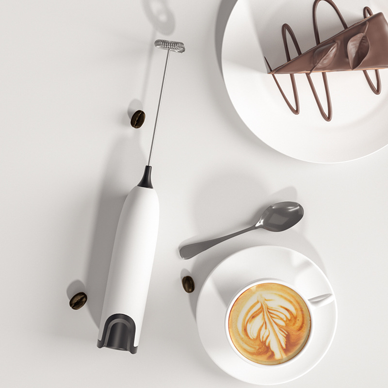Mini Milk Frother & Egg Mixer Handheld Foam Maker for Lattes, Cappuccino, Hot Chocolate Essential Kitchen Gadget