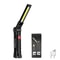Rechargeable LED Work Light Dimmable Inspection Torch With Magnetic Base 18650 Battery 12