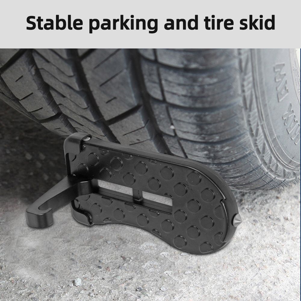 Foldable Car Roof Rack Step Universal Car Door Step With Latch Hook Aluminium Alloy Safety Hammer 2