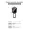 Car Seat Belt Clip Extender Safety Seatbelt Lock Buckle Plug For Tesla Porsche  More 6