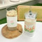 Square HeatResistant Coffee Glass Cup with Lid Straw Transparent Milk Tea Juice Cups for Home B