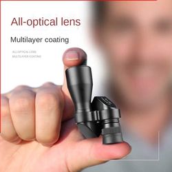 compact hd monocular with high magnification, lightweight travel telescope for bird watching, hiking & fishing