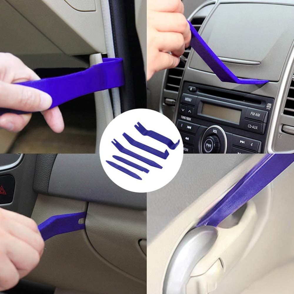 Complete Plastic Trim Removal Tool Set Car Radio Installer Panel Conversion Kit for DIY Auto Repa