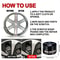 Wheel Hub Scratch Repair Wax Deep Conditioning For Automobile Tires Alloy Wheels 4