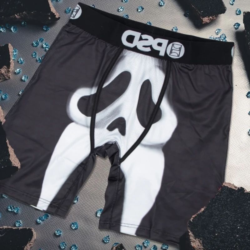 Sexy Men Boxer Underwear Plus Size Breathable Mens Boxershorts Fashion Printed Man Briefs Trunks