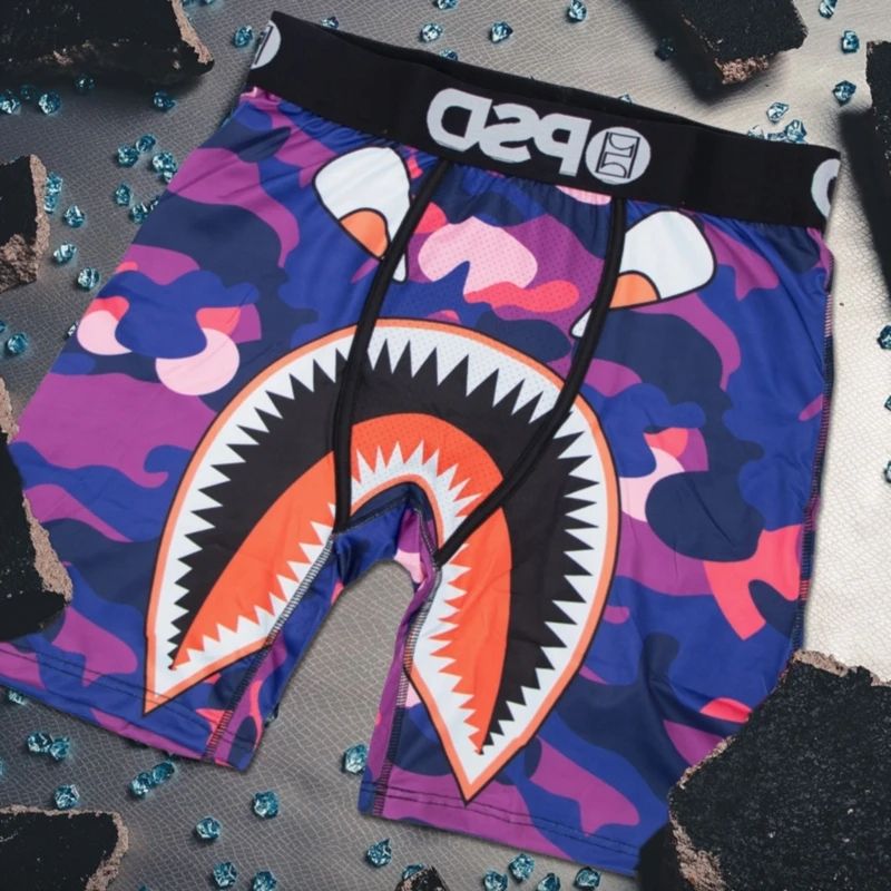 Sexy Men Boxer Underwear Plus Size Breathable Mens Boxershorts Fashion Printed Man Briefs Trunks