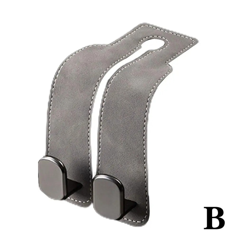 Car Seat Hanging Hook Heavy Duty Suede Car Organizer For PhonesGroceries Essentials Multi Purpose 7