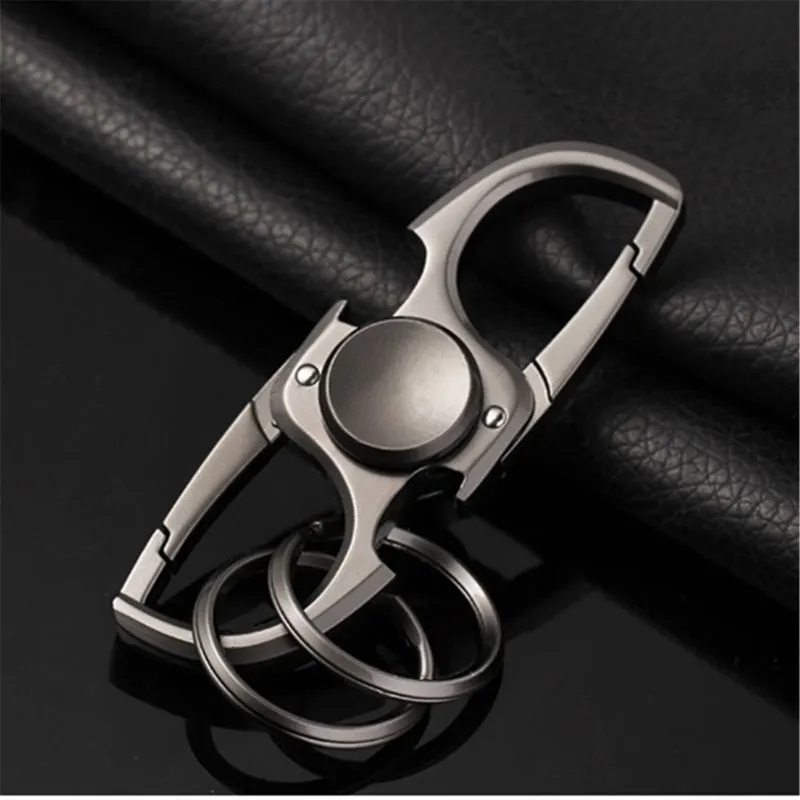 Finger Spinner Fidget Hand Spinner Anti Anxiety Stress Relief Toy  Bottle Opener Keychain 4