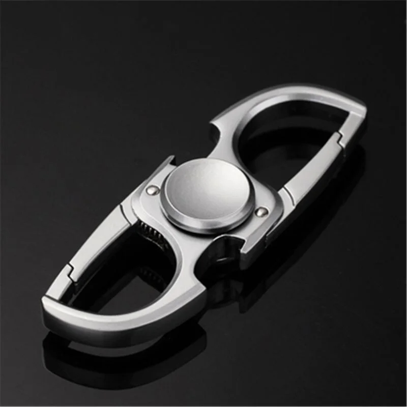 Finger Spinner Fidget Hand Spinner Anti Anxiety Stress Relief Toy  Bottle Opener Keychain 7