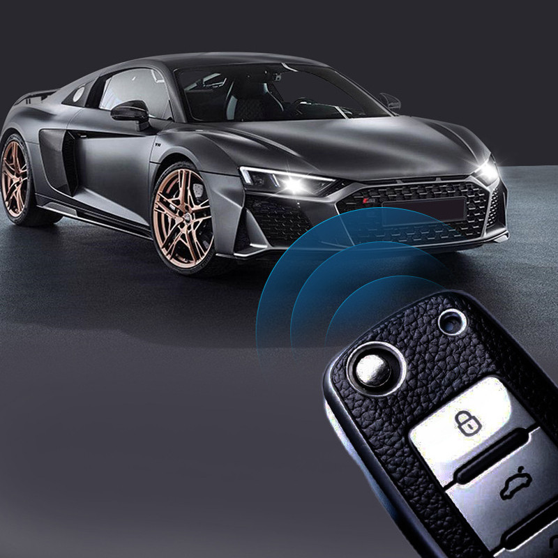 Leather TPU Car Key CaseFull Cover Protection For VW Volkswagen Polo Tiguan Passat Golf JettaLavida 2