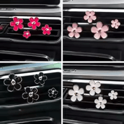 car outlet vent perfume clips, small daisy car air freshener and aromatherapy interior decoration accessories