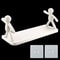 SelfAdhesive Bathroom Shampoo Storage Rack Wall Mounted Plastic Shelf Organizer NoDrill Support Hol 6