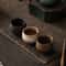 Handmade Stoneware Tea Cup WabiSabi Style Small Single Cup For Tea Set Ancient Quiet Road Teacup Bo 1