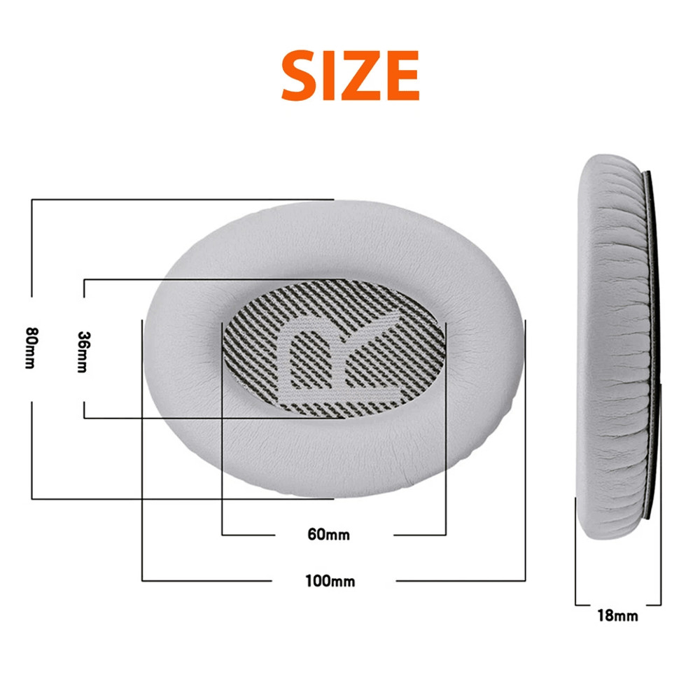 Earpad Replacement Cushions For Bose Quiet Comfort Headphones Premium Leather Ear Pads For OverEar  7