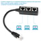 RJ45 1 To 2 1 To 3 Port Splitter Connector Cat5 Cat6 Cat7 LAN Ethernet Adapter For Network Extensi 3