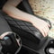 Wave Embroider PU Leather Car Armrest Cover Premium Center Console Protector Cushion 0