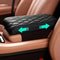 Wave Embroider PU Leather Car Armrest Cover Premium Center Console Protector Cushion 4