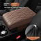 Wave Embroider PU Leather Car Armrest Cover Premium Center Console Protector Cushion 8