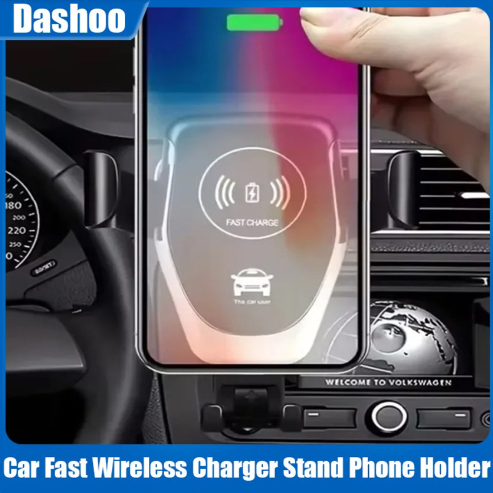 Wireless Car Charger Mount Fast Charging Phone Holder For IPhone Samsung Xiaomi 3