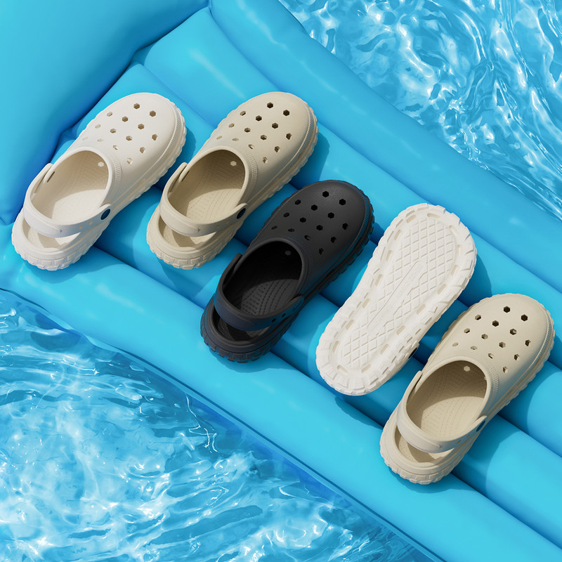 Breathable Summer Hole Shoes For Men  Women Lightweight  Comfortable Beach Slippers For Hot Weather 3