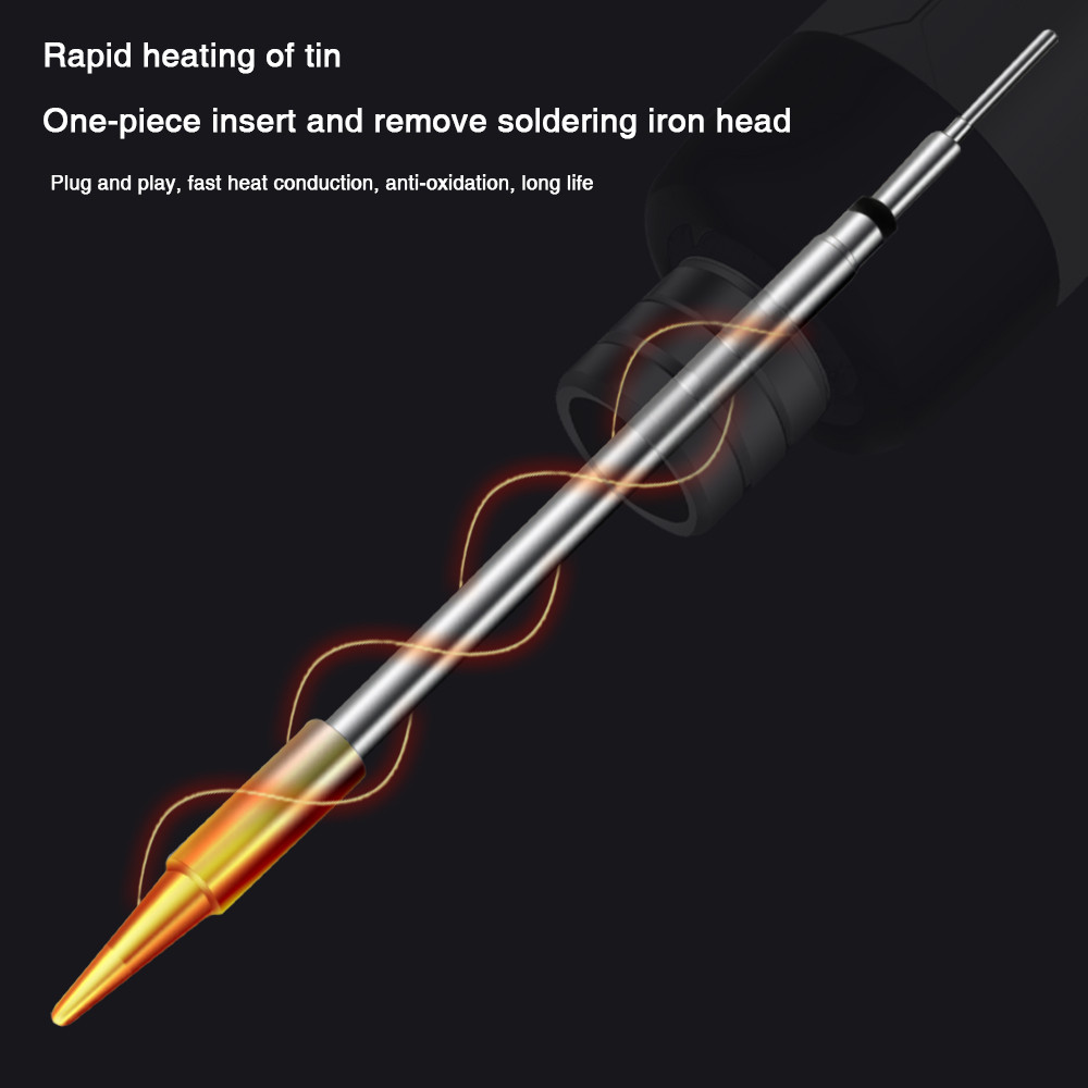 Portable USB Soldering Iron Kit Mini Adjustable Temperature DIY Electronics Tool For Precision Repa