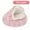 Winter Plush Pet Bed Semi Enclosed Cat Dog Nest With Warm Comforter For AutumnWinter 13