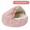 Winter Plush Pet Bed Semi Enclosed Cat Dog Nest With Warm Comforter For AutumnWinter 12